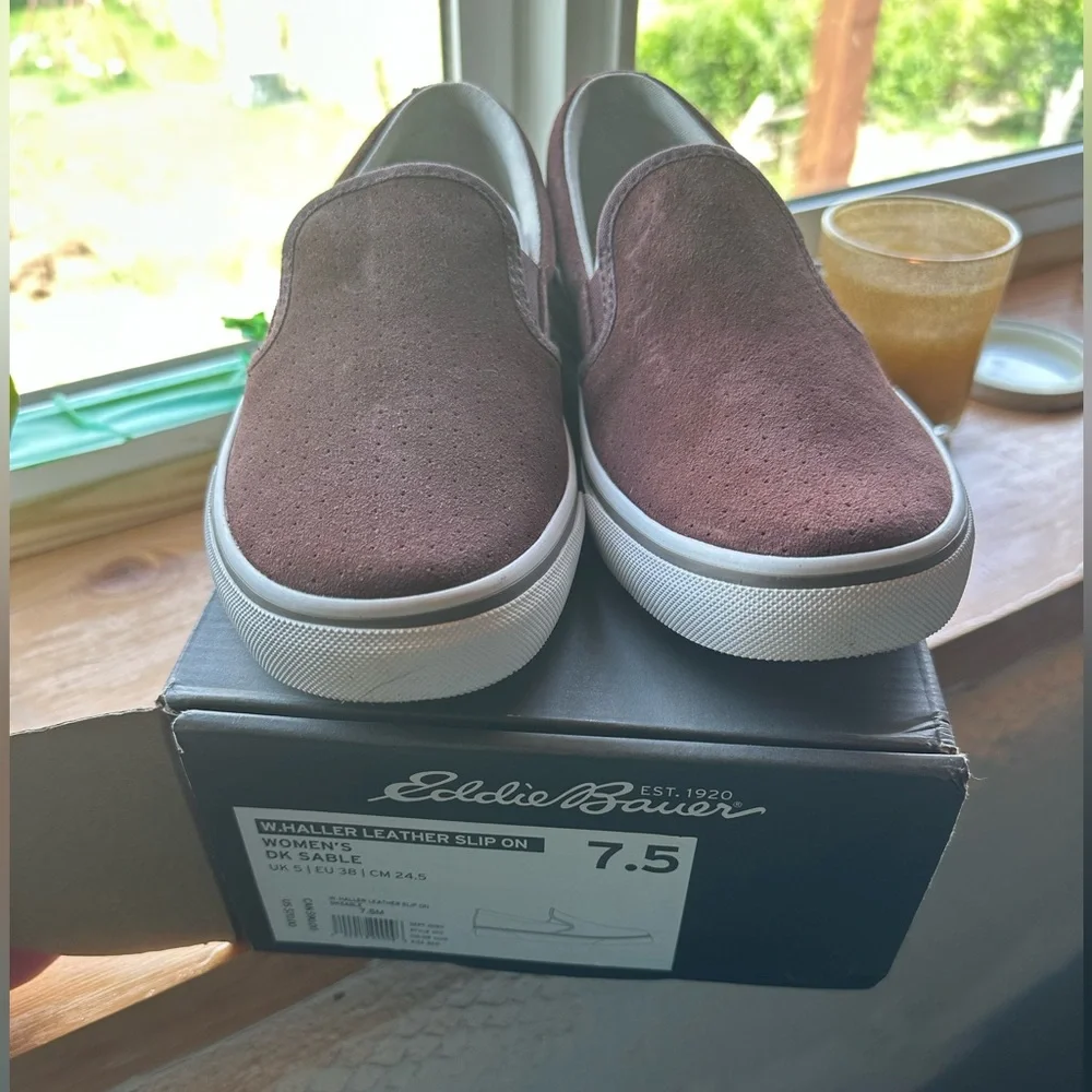 Eddie Bauer Slip-On Sneakers (DK Sable) - Picture 2 of 7